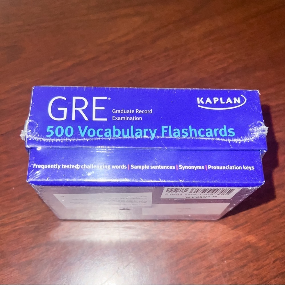 Kaplan Test Prep GRE 500 Vocabulary Flashcards, Fifth Edition - Picture 2 of 4
